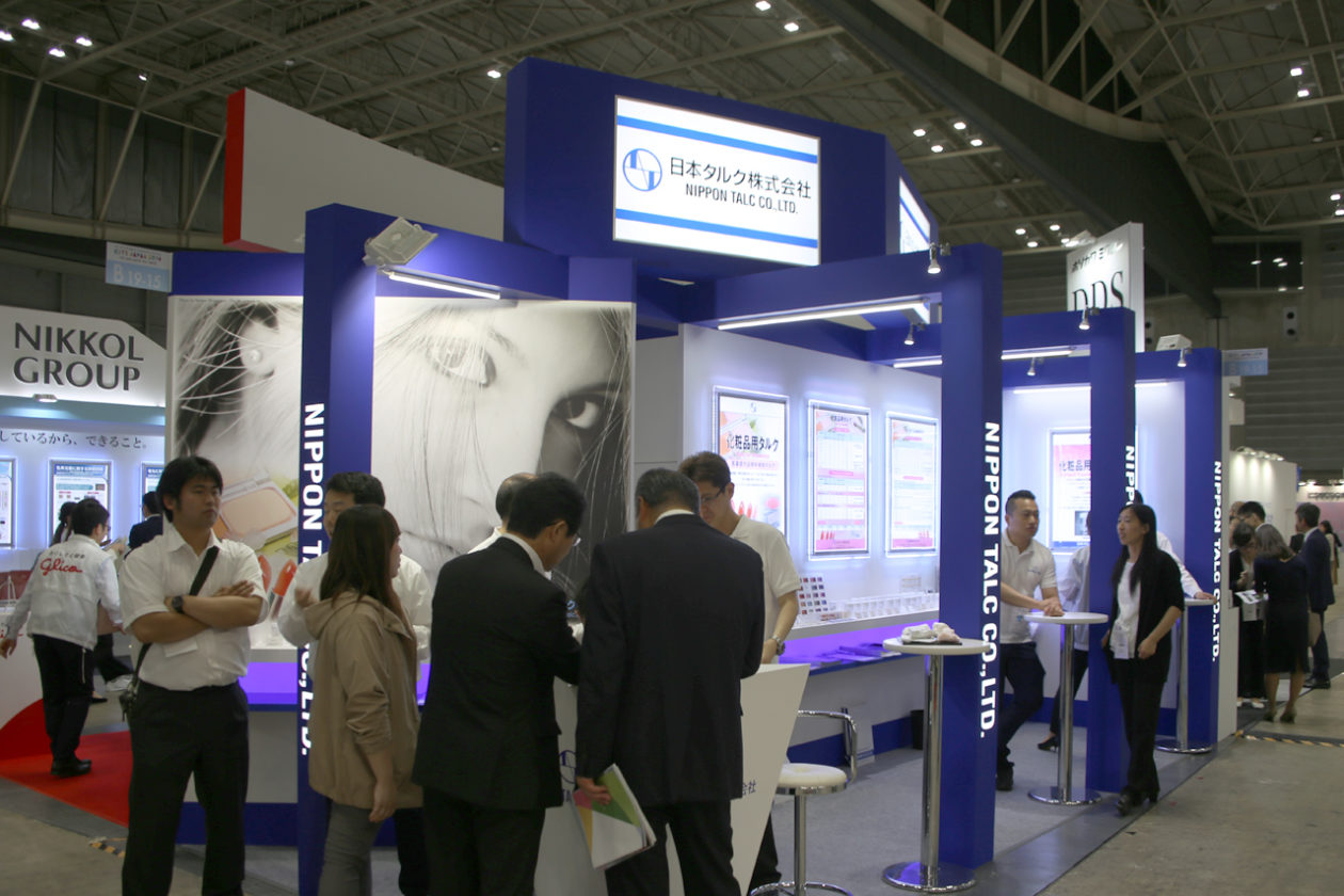 展示会 写真 チャイナプラス(中国国際プラスチック・ゴム工業見本市)、in cosmetics Asia(タイ)